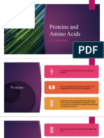 Proteins and Amino Acids