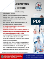 Indicaciones para Examen Medico PDF