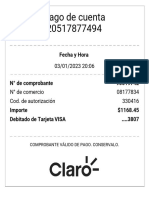 Pago de Cuenta 20517877494: Fecha y Hora