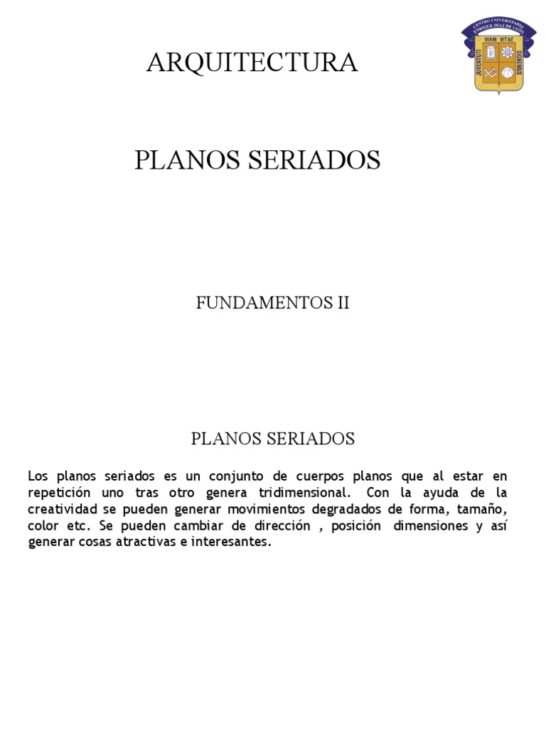 02 Planos Seriados | PDF
