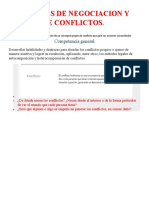 Habiliades de Negociacion y Manejo de Conflictos