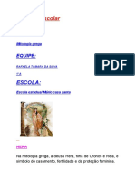 Trabalho Escolar - Mitologia Grega - HERA - 100258 PDF