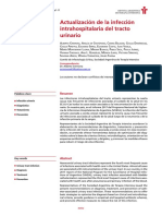 Actualización de La Infección Intrahospitalaria Del Tracto Urinario