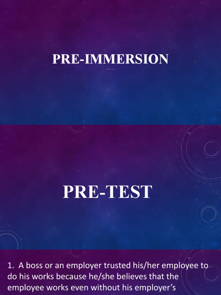 PreImmersion Lesson 2 PDF Employment