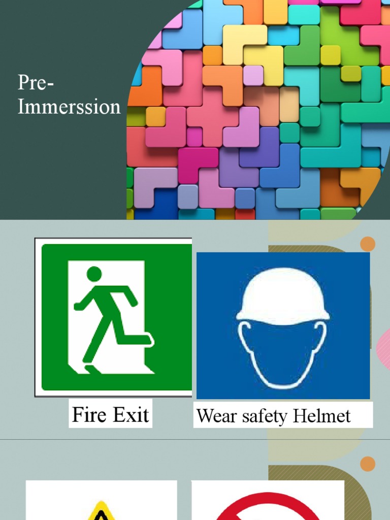 Pre-Immersion Safety Guidelines | PDF | Occupational Safety And Health ...