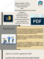 1.9 Clima Organizacional e Instrumentos para Su Medición.