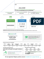 ¡Hola JUAN!: S/ 1,784.69 US$ 0.00 S/ 109.00 US$ 0.00