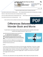 Differences Between The Wonder Book and Movie - The Woodsboro World