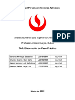 TA1 - Análisis Numérico para Ing. Civiles - G4