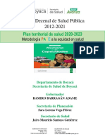 Plan Territorial de Salud 2020 2023