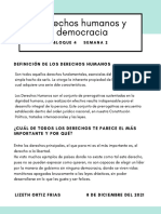 Derechos Humanos y Democracia