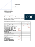 Avaliação do desenvolvimento da criança Nicolas Dantas