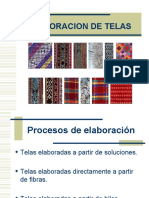 Procesos elaboración telas