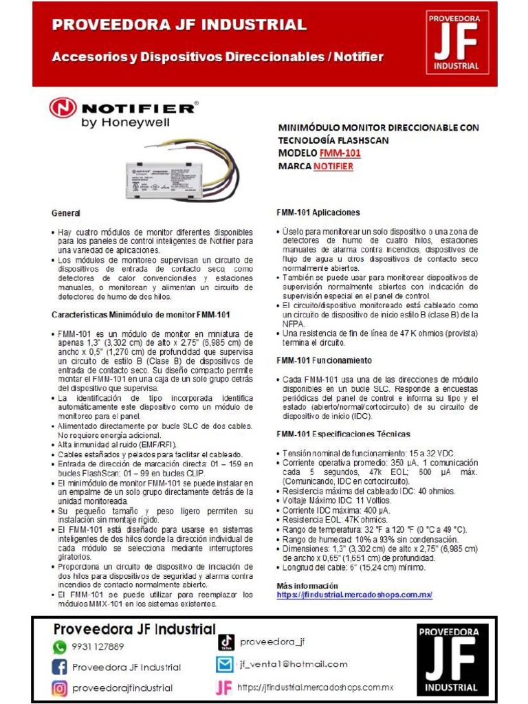 Minimodulo Notifier FMM-101 | PDF
