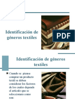 Identificación de Géneros Textiles