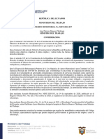 MDT 2022 237 Acuerdo Ministerial Teletrabajo Sector Privado 23 12 22