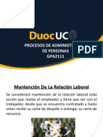 2.1.1 PPT Mantencion de La Relacion Laboral