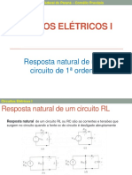 Resposta natural circuito RL/RC