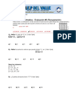 Examen de Aritmetia 1ro #6