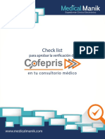 Check List COFEPRIS PDF