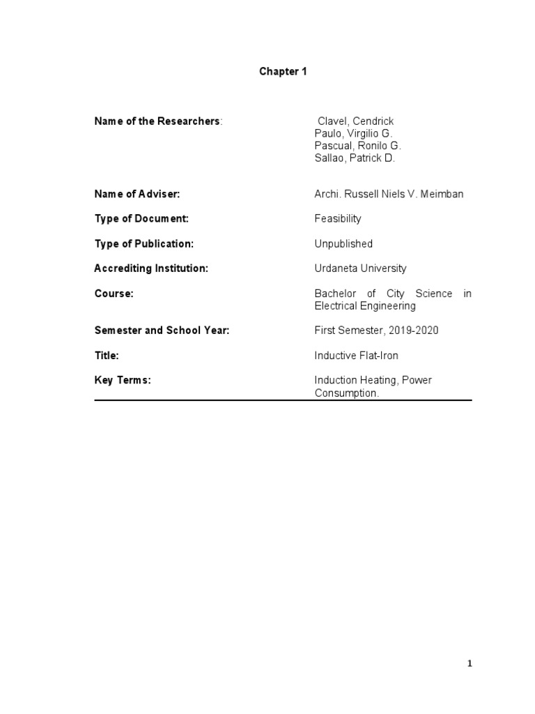 Chapter 1 Thesis PDF Direct Current Electric Power