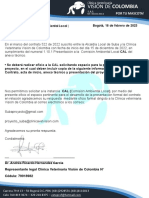 Oficio Solicitud Espacio CAL Proyecto Suba