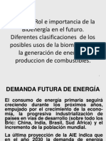 La bioenergía y su rol clave ante el cenit del petróleo