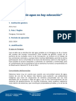 Sin Agua No Hay Educación - Proyecto 2 PDF