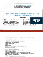 EXPO GRUPO VIII Diapositivas Warrant
