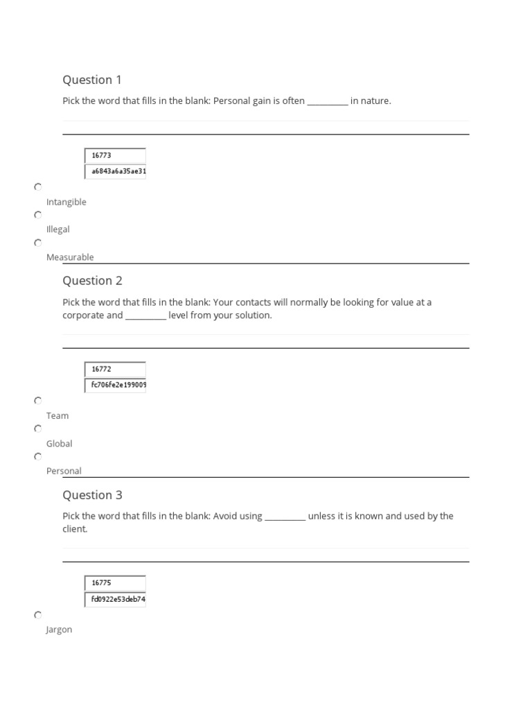 So What Test | PDF