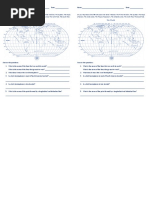 Coordinates Worksheet