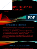 Chapter 1 Marketing Principles and Strategies