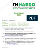 Cursado 2021 - Estabilidad I - Ing. Mecanica PDF