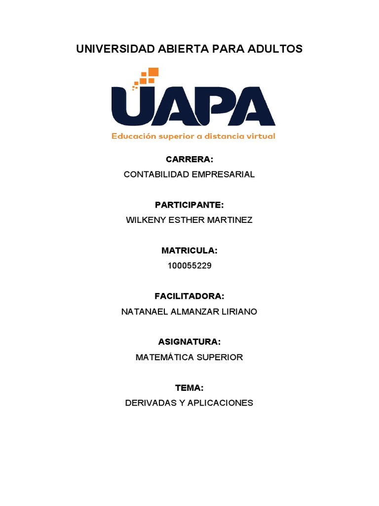 Tarea 5 Matematica Superior Pdf