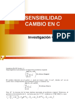 Clase 12 Sensibilidad Cambio en C