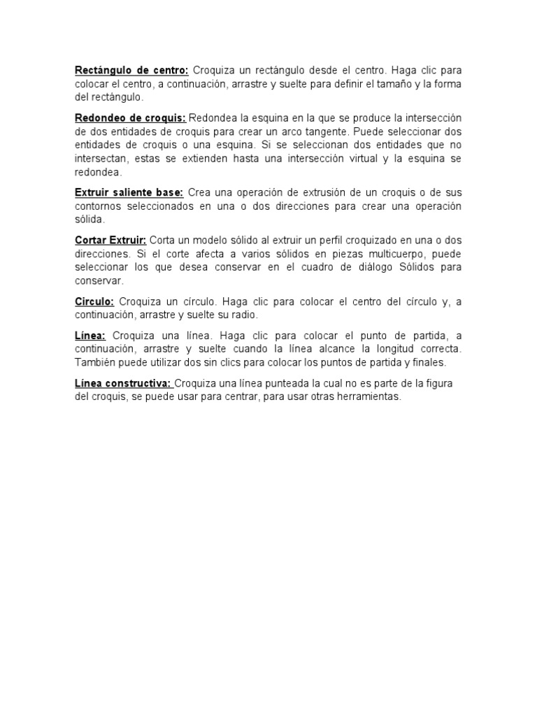 Lista de comandos pdf