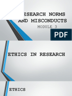 Research Norms and Misconducts