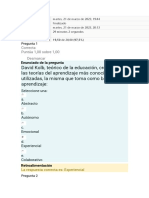 Examen de Entrada Gestion Del Aprendizaje