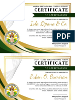PTA - Certificate