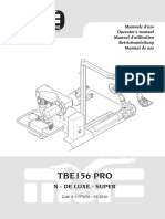 TBE156 SUPER Operation Manual PDF