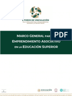 Marco General para el Emprendimiento Asociativo en la Educación Superior de México