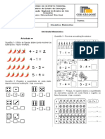 1 - ?atividade Matemática - Adaptada - Emanuelle 6ºC e Sara Geniffer 6ºD - Documentos Google