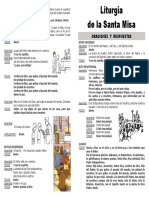 Liturgia de La Misa. Oraciones y Respuestas