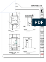 Plano de Caseta de Bombeo-Arquitectura