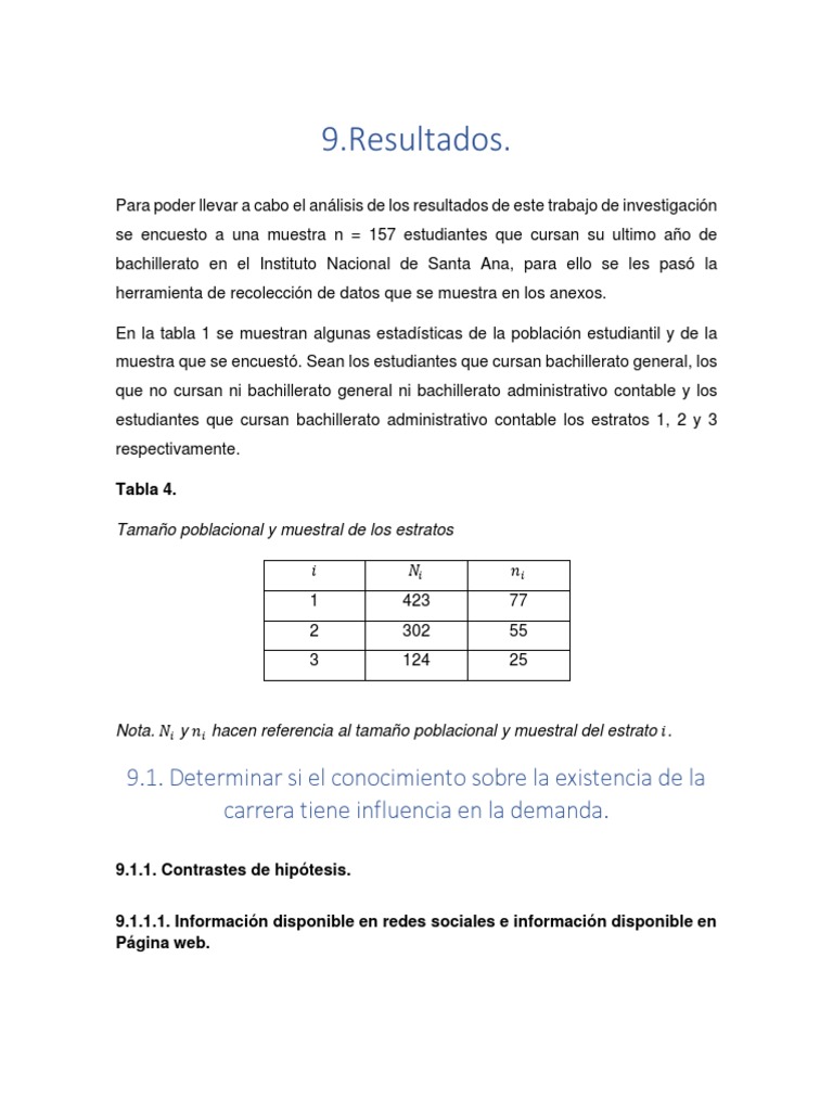 Contrastes de Hipotesis PDF Prueba de hipótesis estadísticas