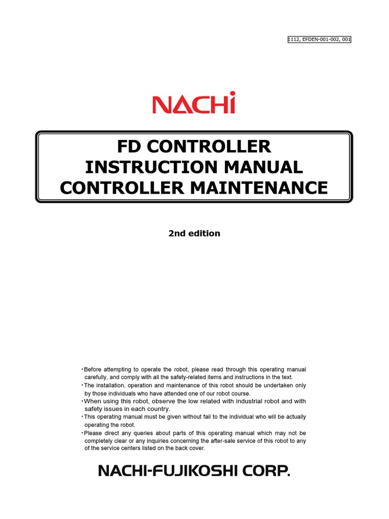 Efden-001-002 FD Controller Maintenance | PDF | Power Supply