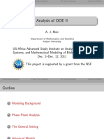 Analysis of ODE II