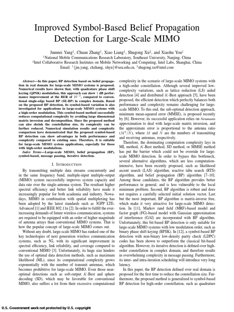 Beliefdetection pdf pdf mimo low density parity check code