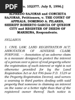 Adverse Claim - GRN 102377 Sajonas PDF