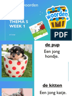 Taal Actief 4themawoorden, Groep 4, Thema 5, Week 1